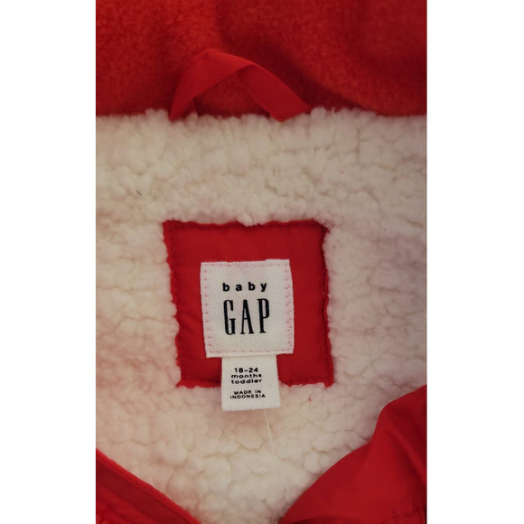 NEW! Baby Gap Sherpa Lined Puffer Vest - Super Cozy - Picture 2 of 6